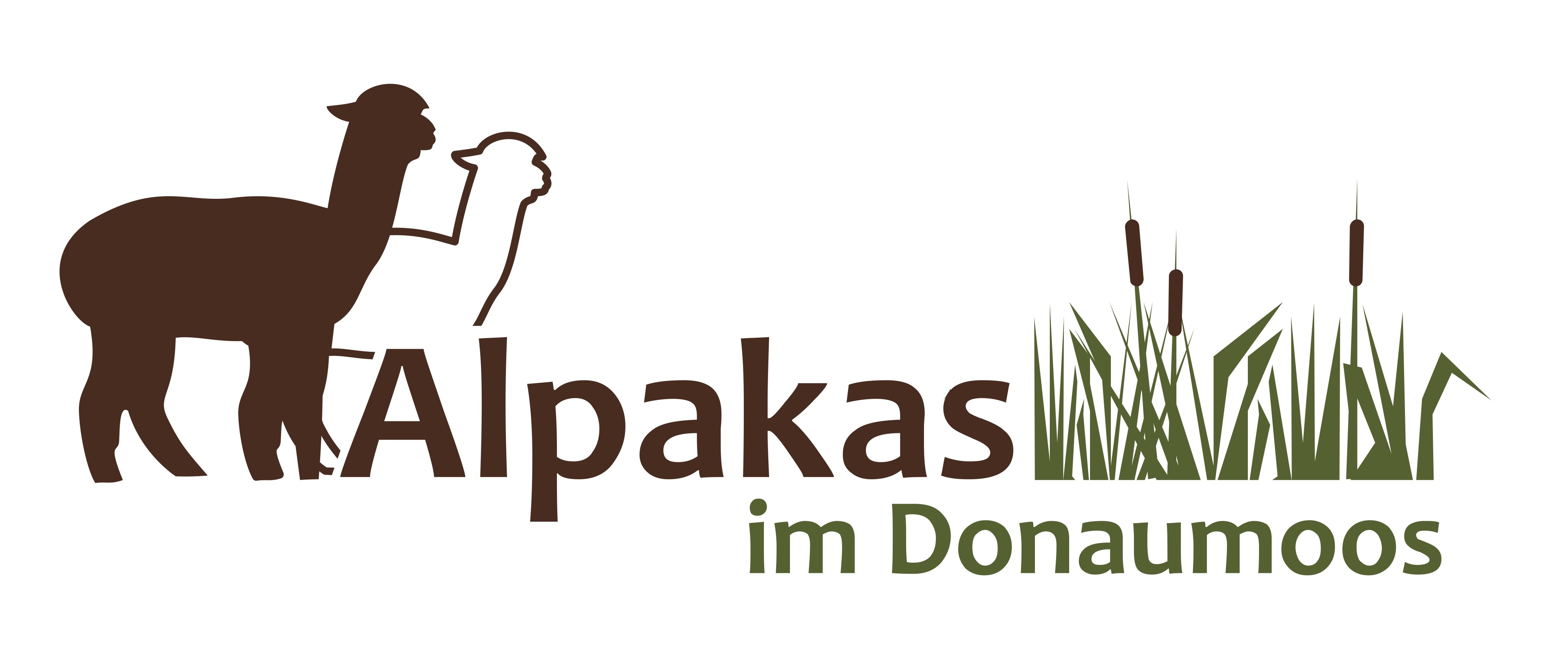 Alpakas im Donaumoos logo